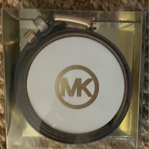 Michael Kors Gold Tone Monogram Belt NWT